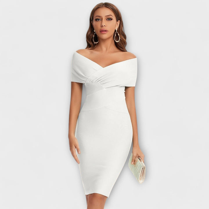 Ofélia - Vestido elegante con escote en V