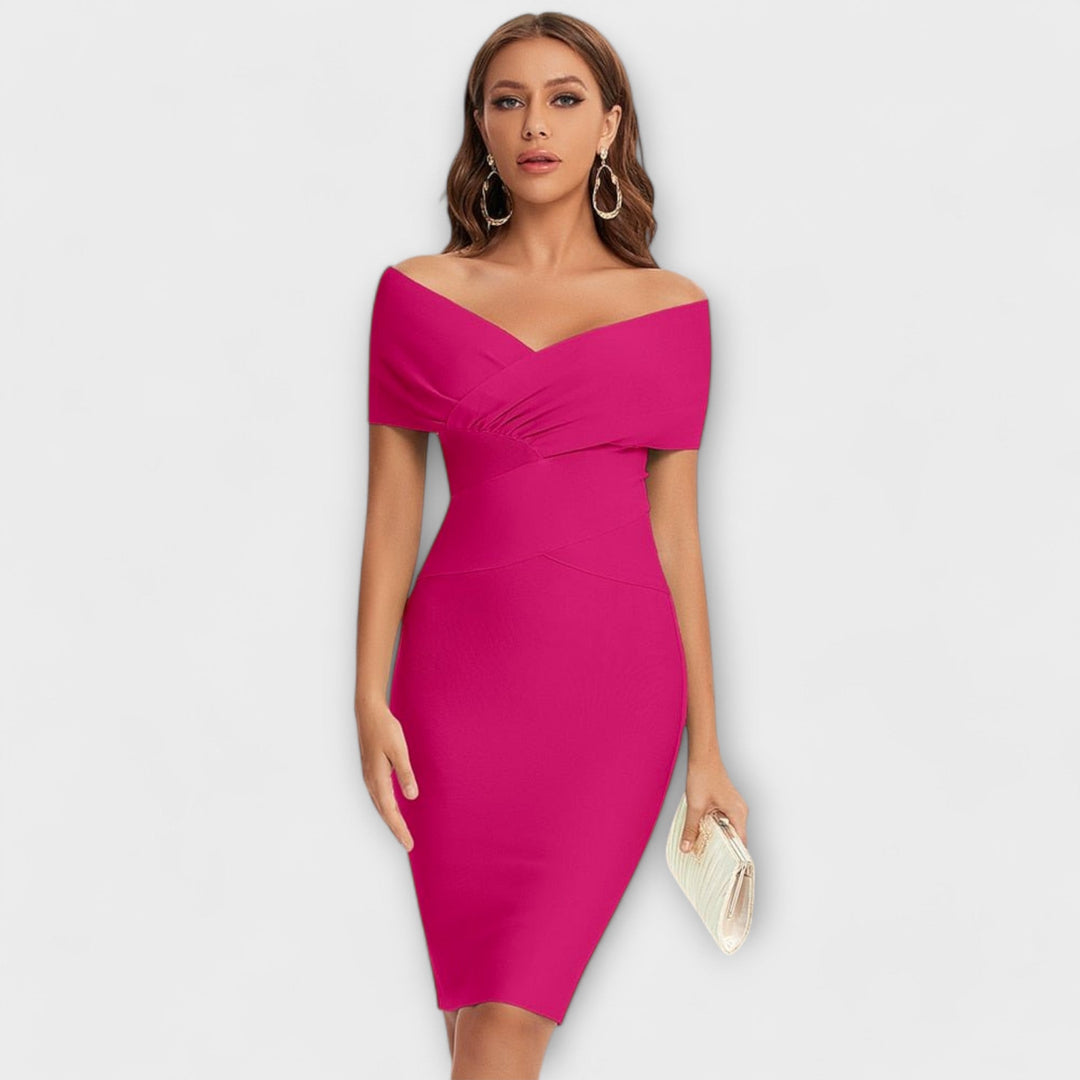 Ofélia - Vestido elegante con escote en V