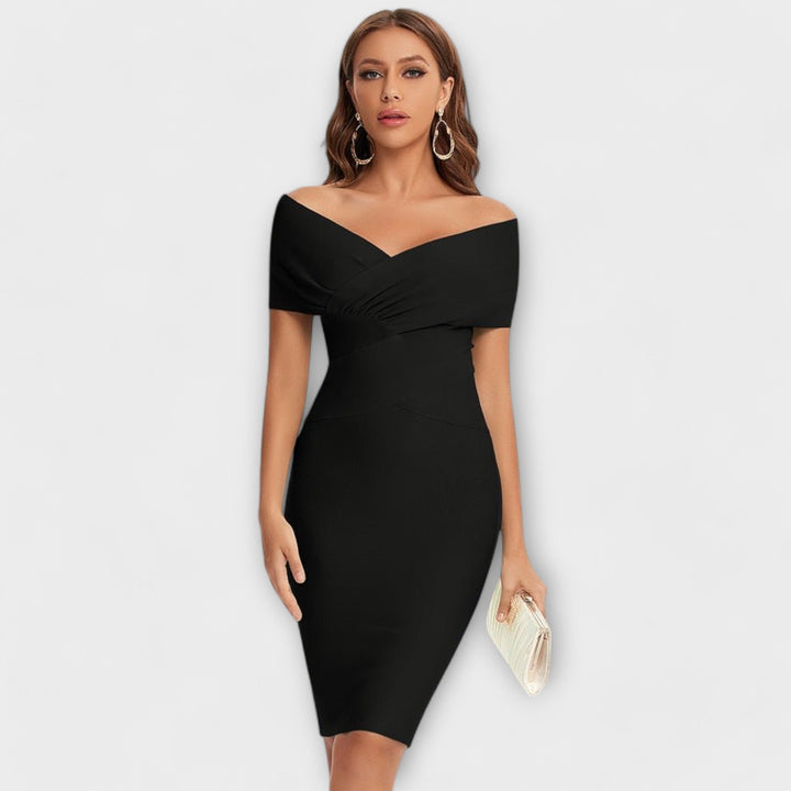 Ofélia - Vestido elegante con escote en V