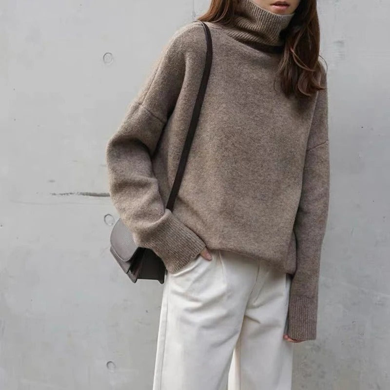 Maude | Jersey oversize de cuello alto