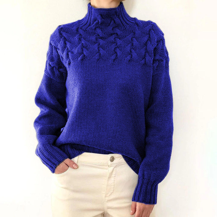 Nina | Suéter de Cuello Alto Tejido Cálido