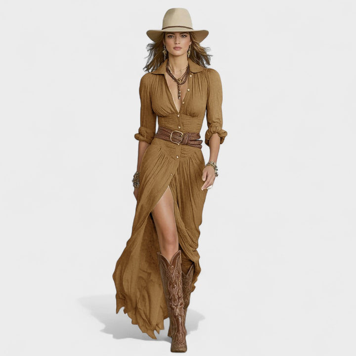 Julia - Vestido largo maxi