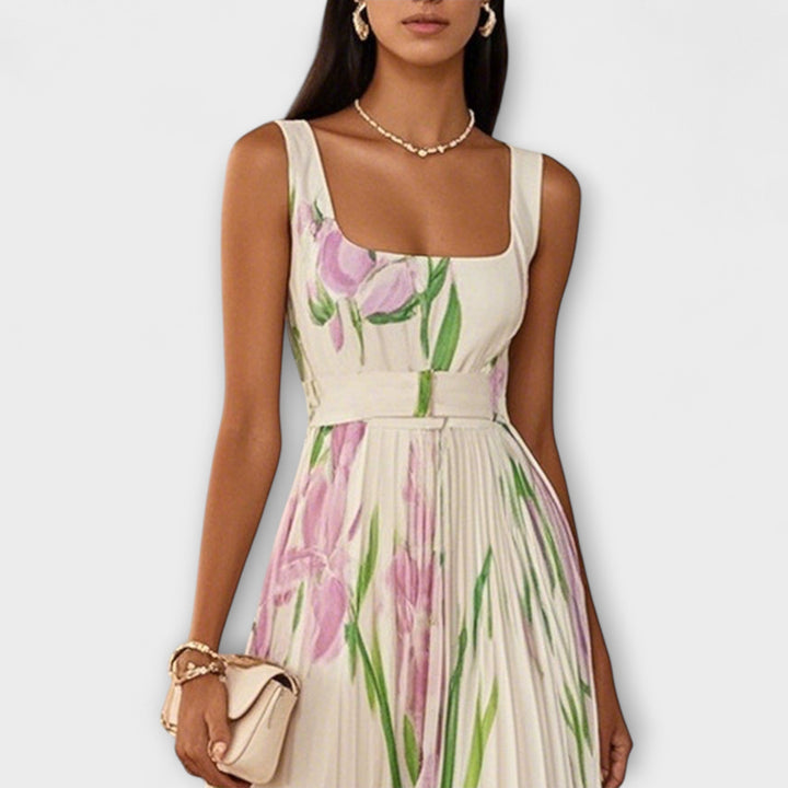 Penélope - Vestido Maxi de Chiffon Mujer