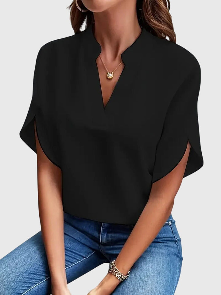 Isabelle | Camisa V Neck Suave y Elegante
