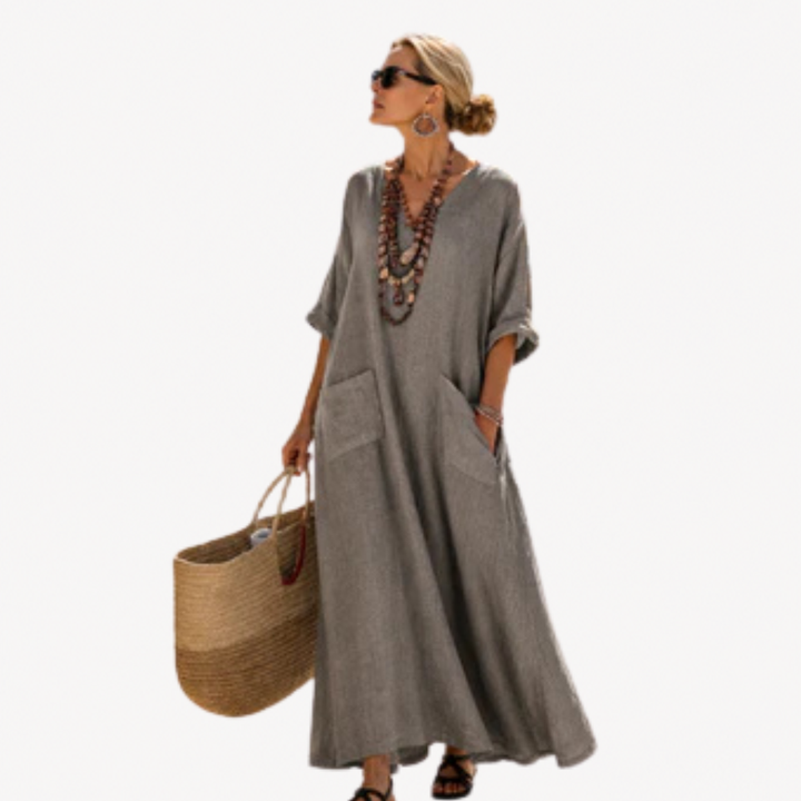 Vestido Verano Algarve - vestido bohemio de playa para mujer