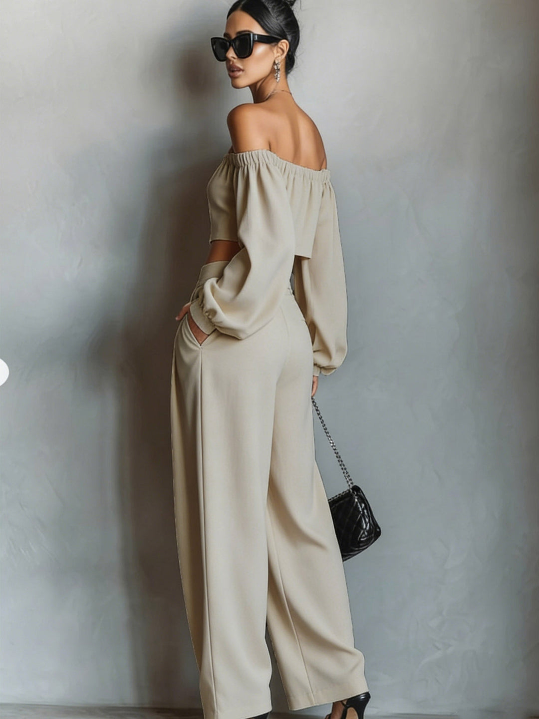 Tiana | Conjunto Sin Mangas – Elegante, Con Pantalones Anchos