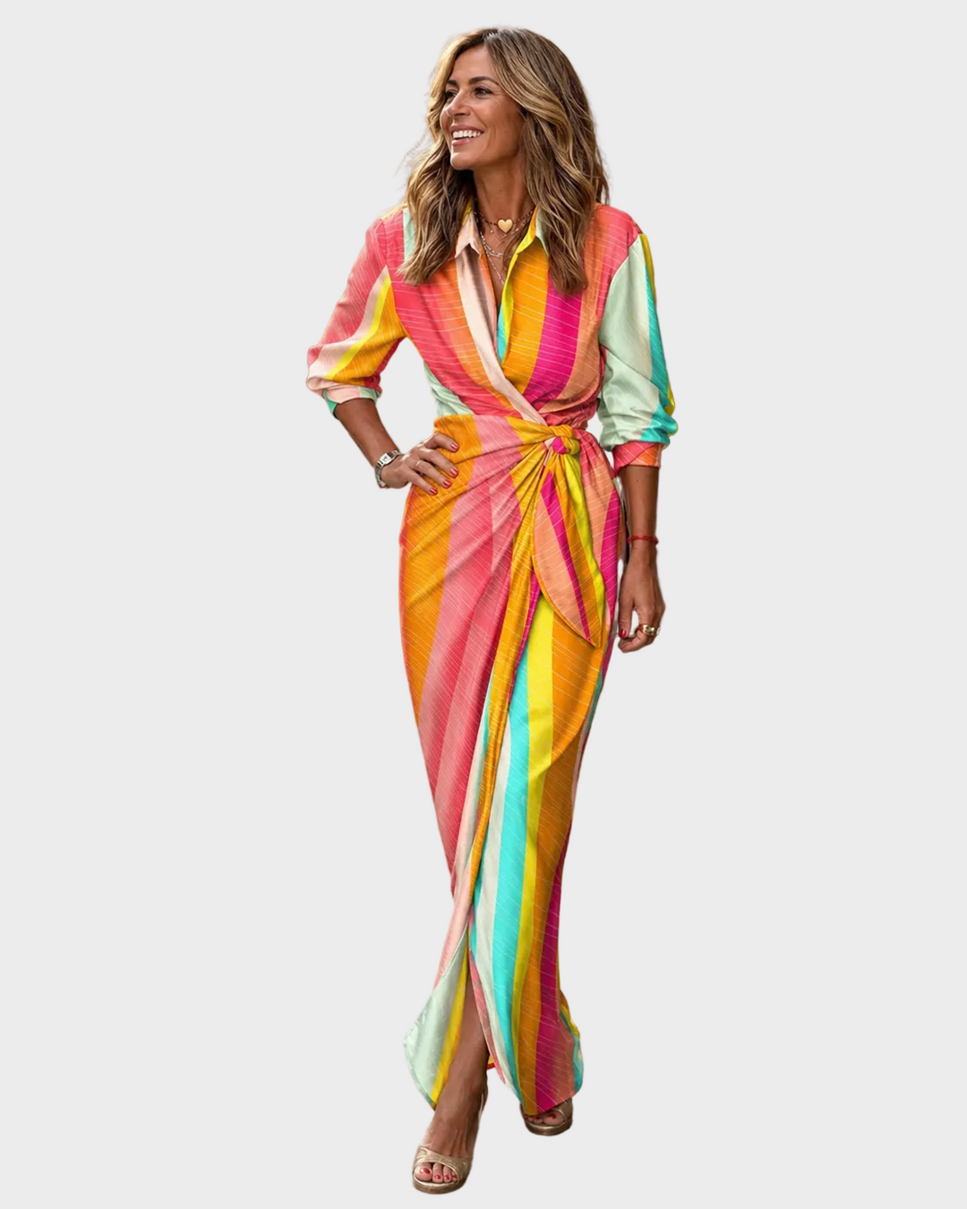 Lola - Vestido Maxi Print Mujer