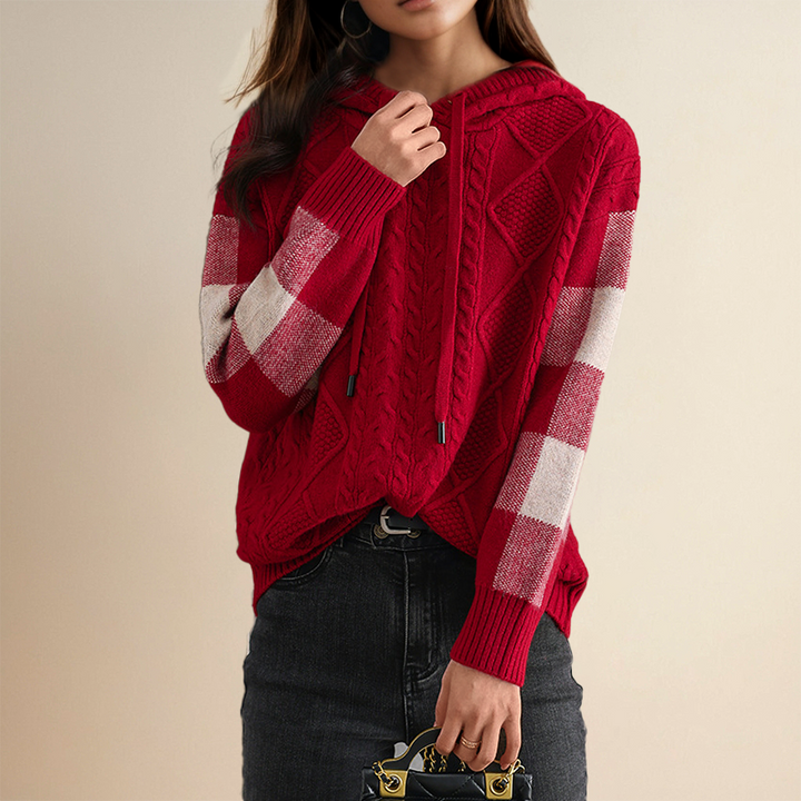 Julie | Sudadera de Punto con Capucha