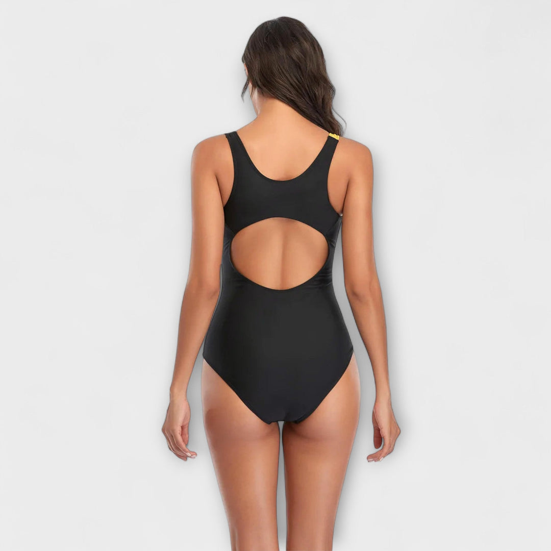 Sabine | Maillot de bain una pieza sporty con cortes