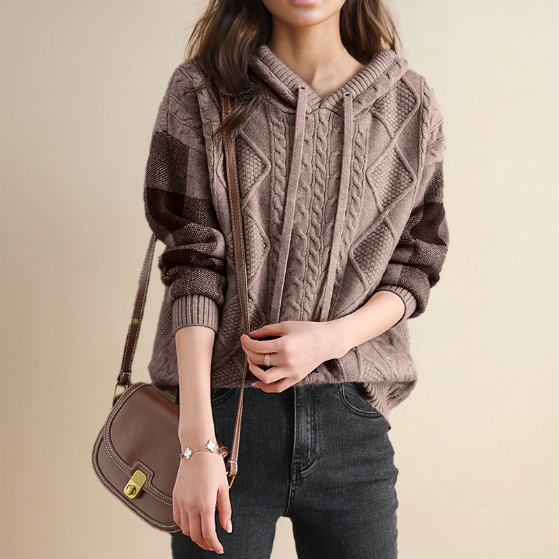Julie | Sudadera de Punto con Capucha