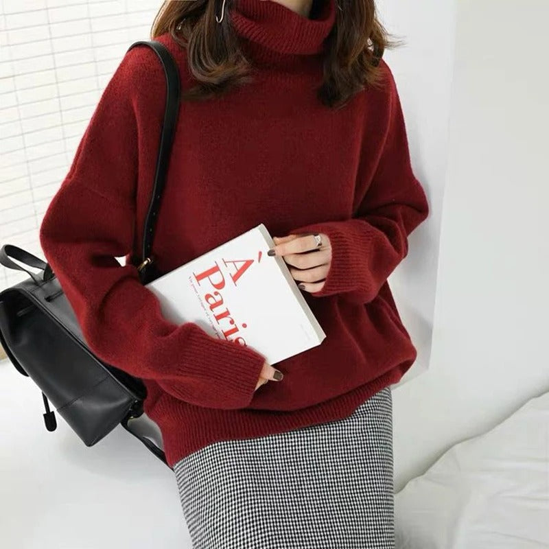 Maude | Jersey oversize de cuello alto