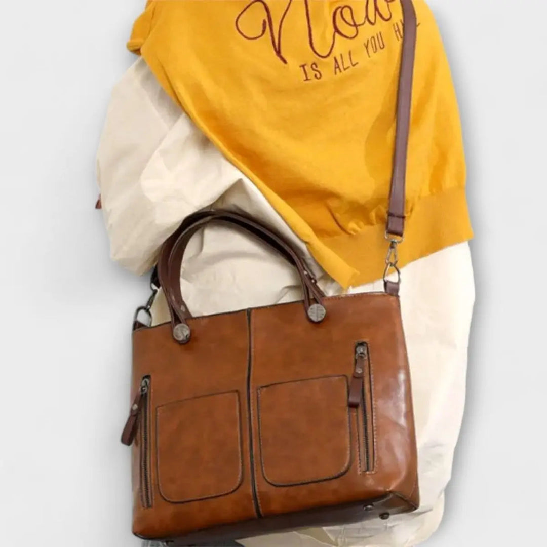 Austėja™ - Bolso de cuero elegante