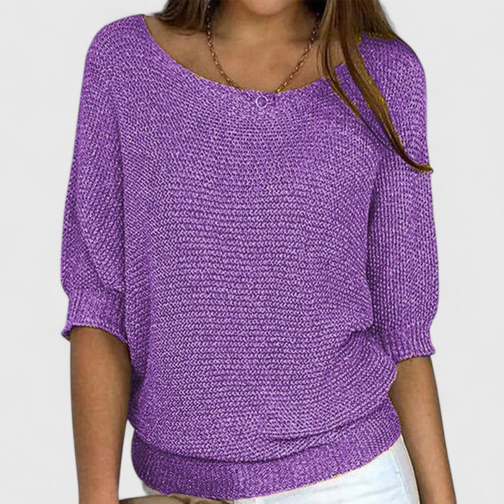 Jeanne | Suéter de Tricot sin Esfuerzo