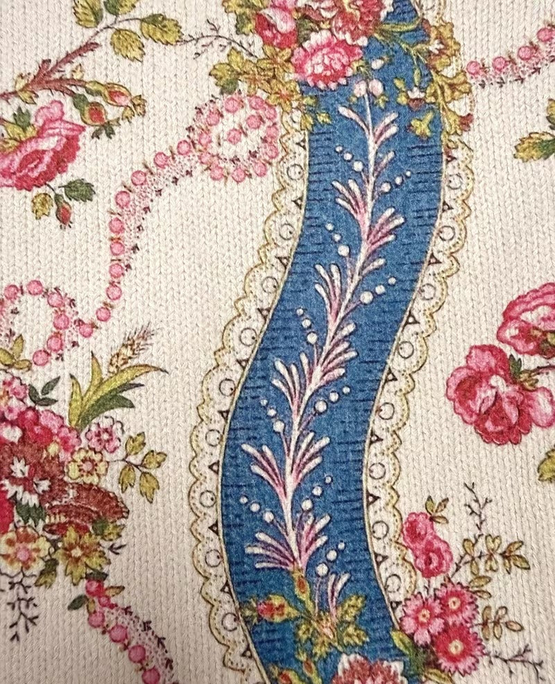 Eulalia - Cárdigan de cintas en rosa trepador