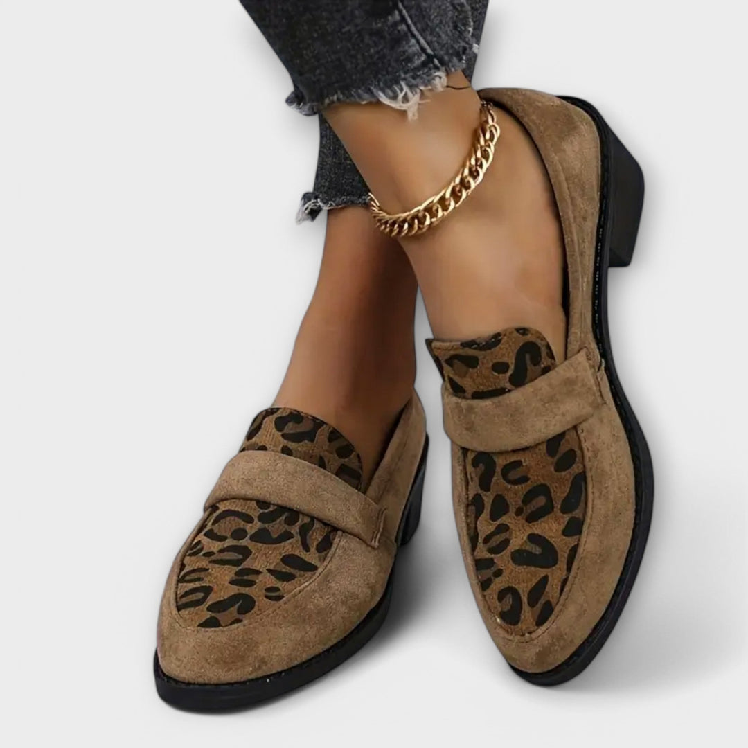 Aurora - Zapatos elegantes para mujer con estampado de leopardo