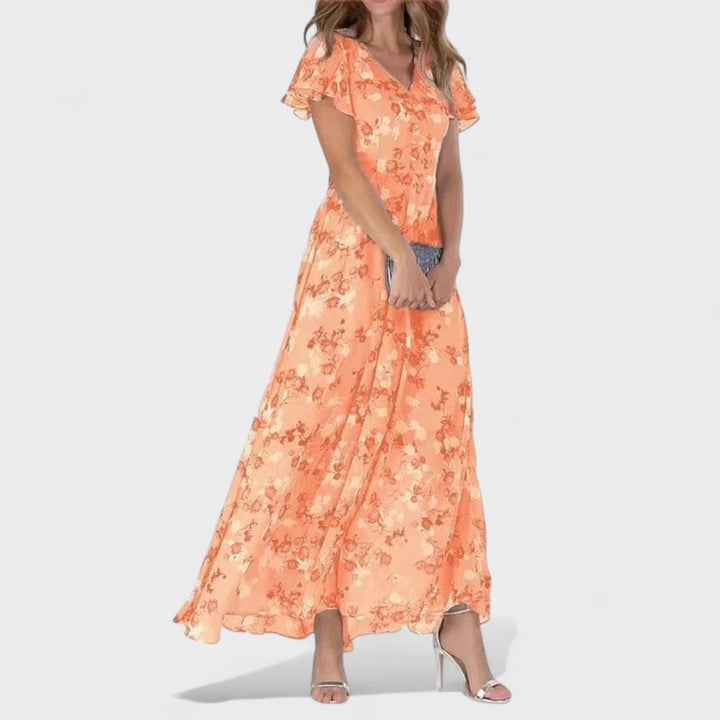 Andreia - Vestido largo floral