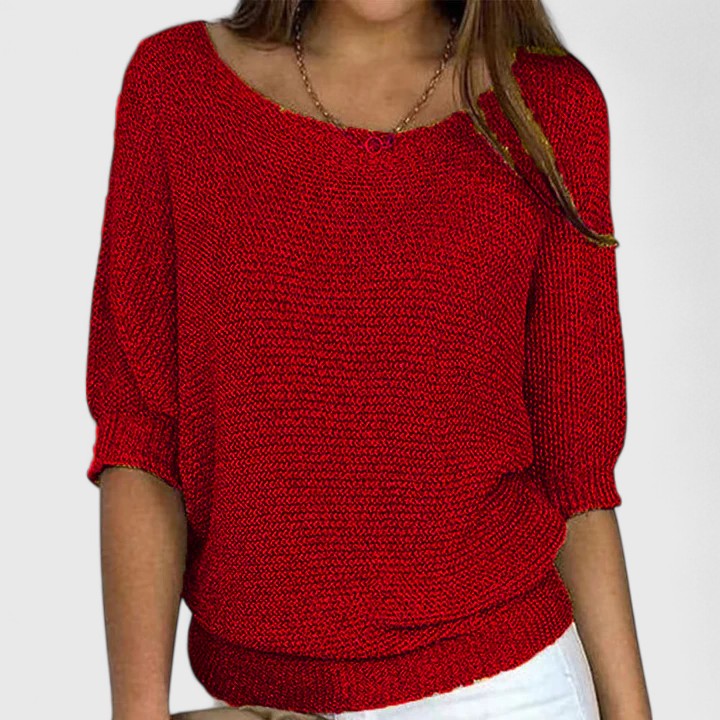 Jeanne | Suéter de Tricot sin Esfuerzo