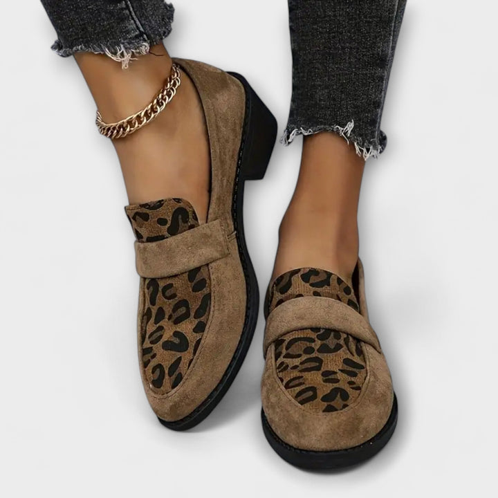 Aurora - Zapatos elegantes para mujer con estampado de leopardo