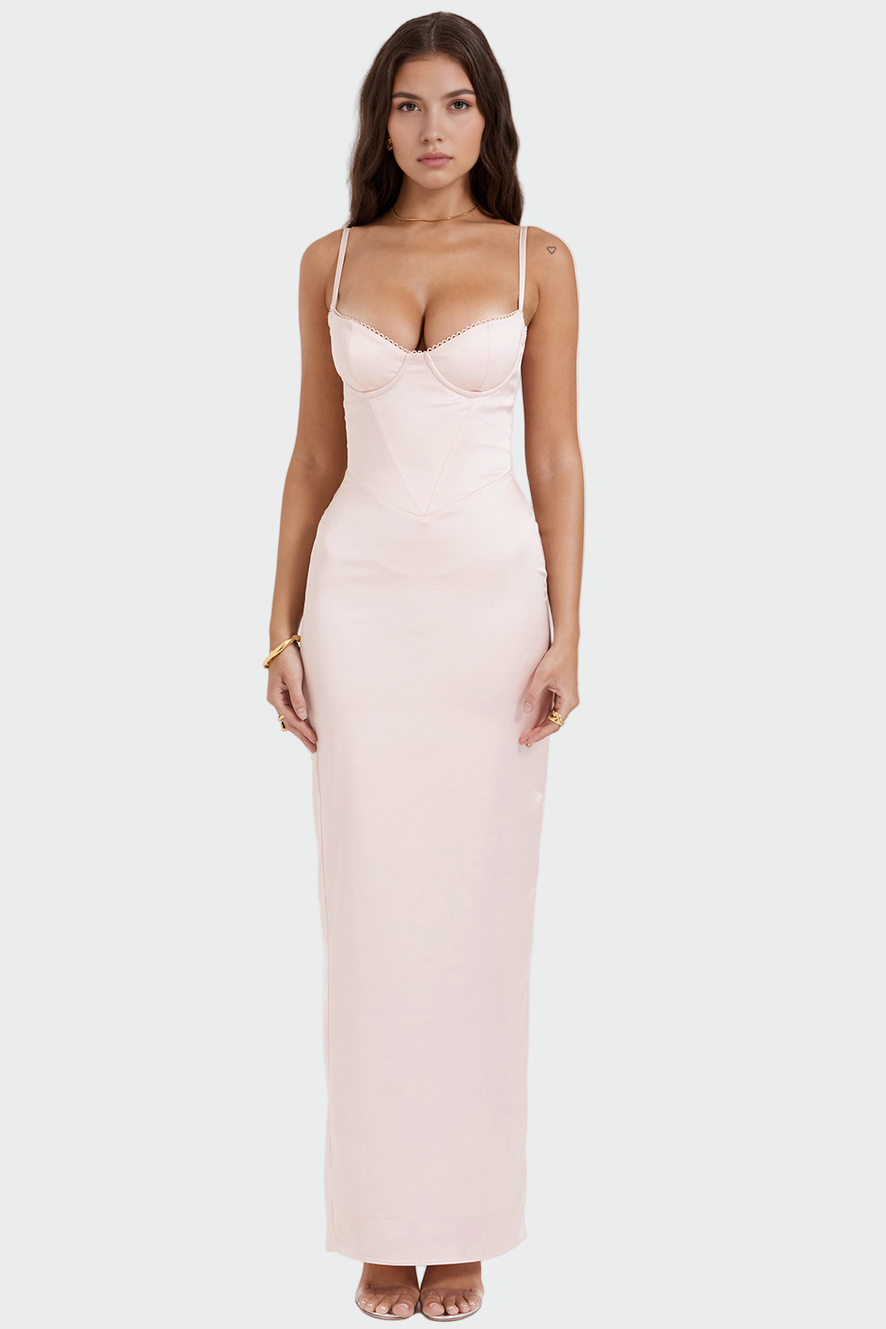 Kateřina – Vestido de Satén Mujer