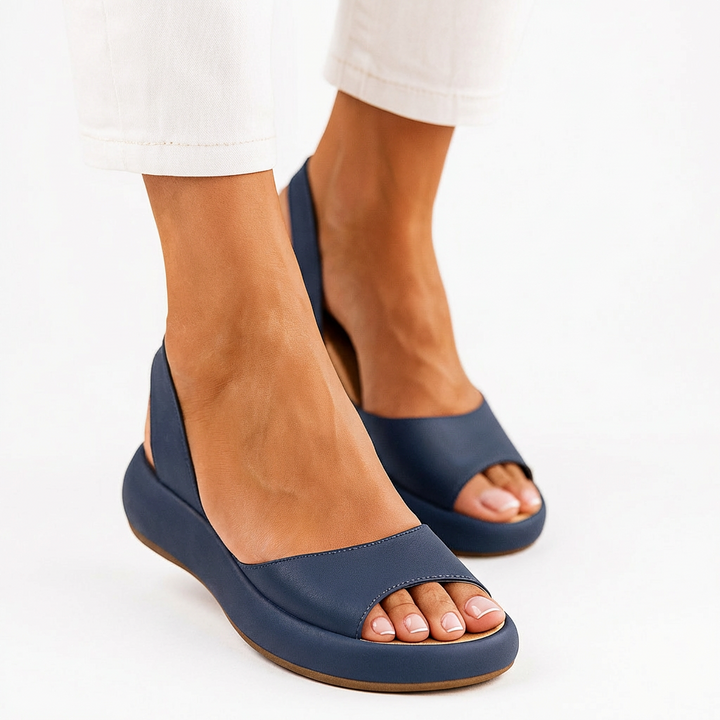 Evie™ | Sandalias Peep-Toe de Estilo y Confort Excepcional