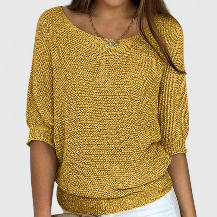 Jeanne | Suéter de Tricot sin Esfuerzo