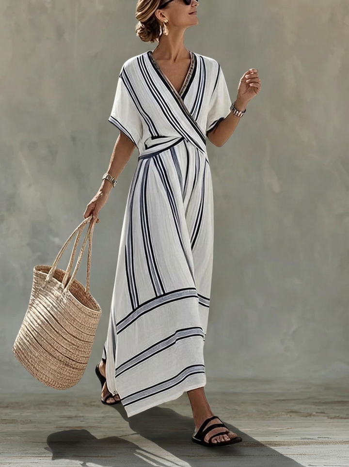 Santorini | Vestido de Verano – Elegancia Atemporal, Estilo Mediterráneo