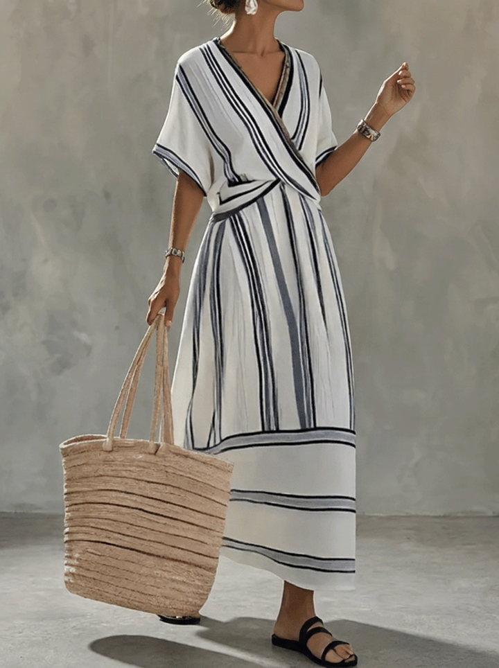 Santorini | Vestido de Verano – Elegancia Atemporal, Estilo Mediterráneo