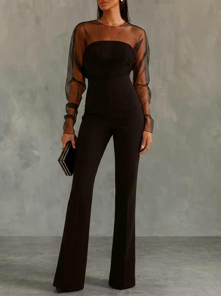 Sophie | Mono Elegante – Con Mangas de Red Transparentes