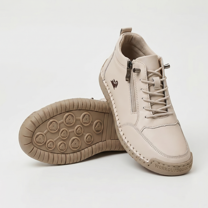 Zapatos Ortopédicos Flora Cómodos con Cierre de Cremallera