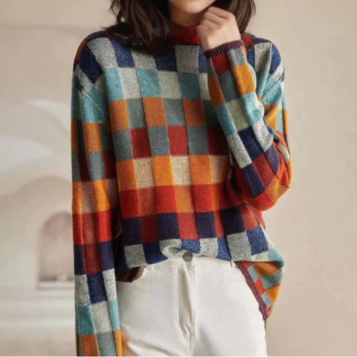 Françoise | Suéter retro cómodo