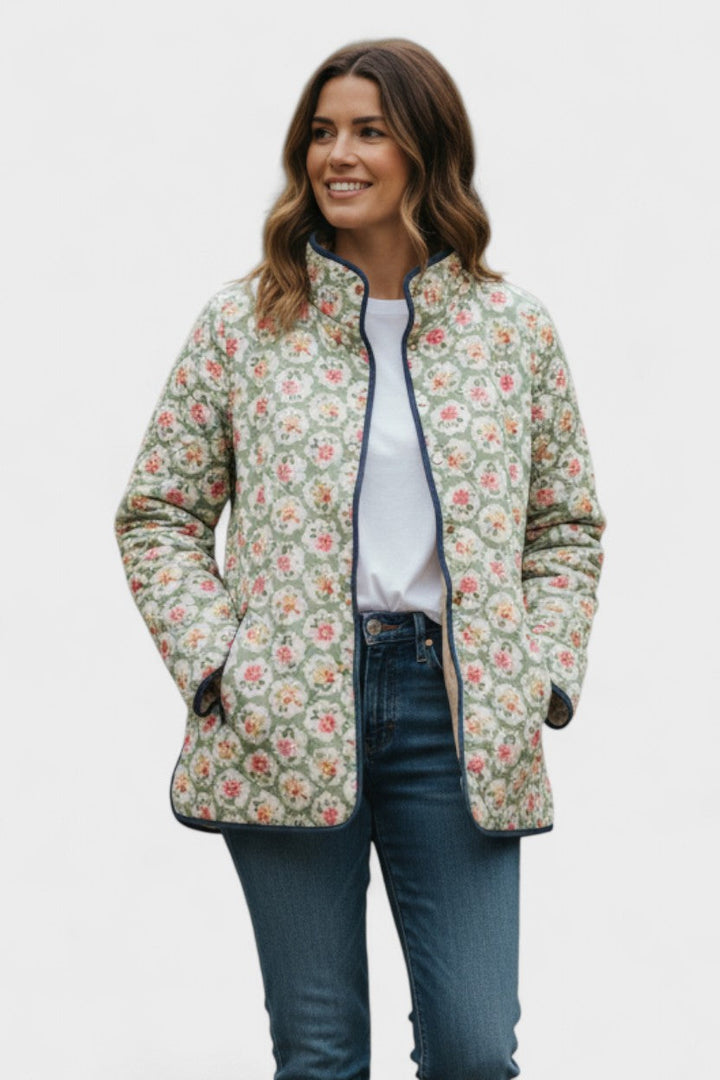 Stéphanie | Abrigo Acolchado Cálido y Elegante