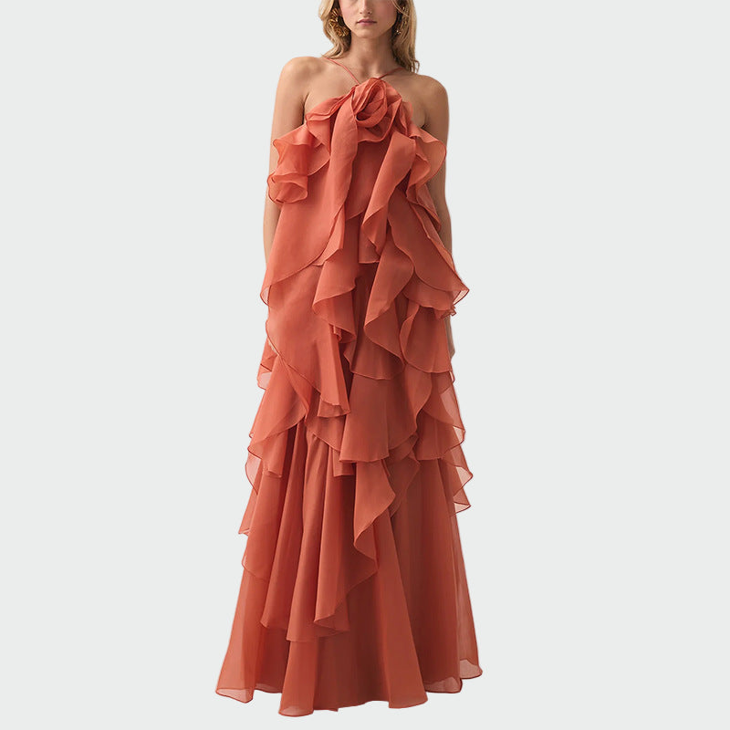 Květoslava - Vestido Maxi de Lujo Mujer