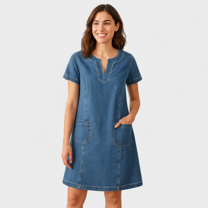 Julia - Vestido de vaquero suave