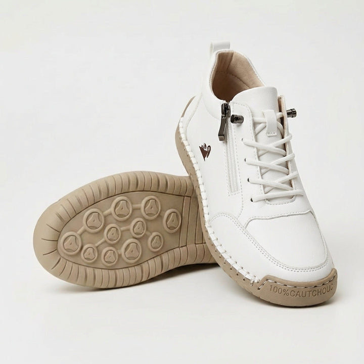 Zapatos Ortopédicos Flora Cómodos con Cierre de Cremallera