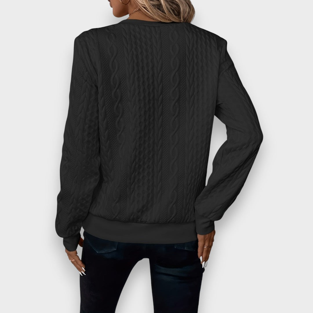 Eugénia - Elegante chaqueta de mujer con cremallera