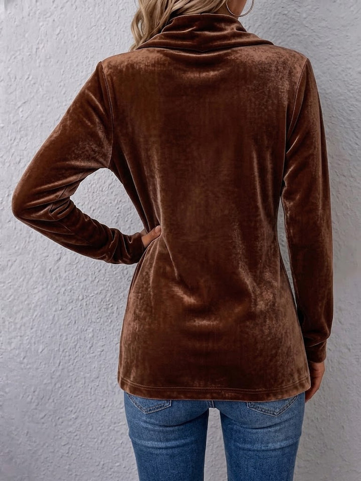 Avery | Chaqueta Vintage Abierta con Solapa y Botones