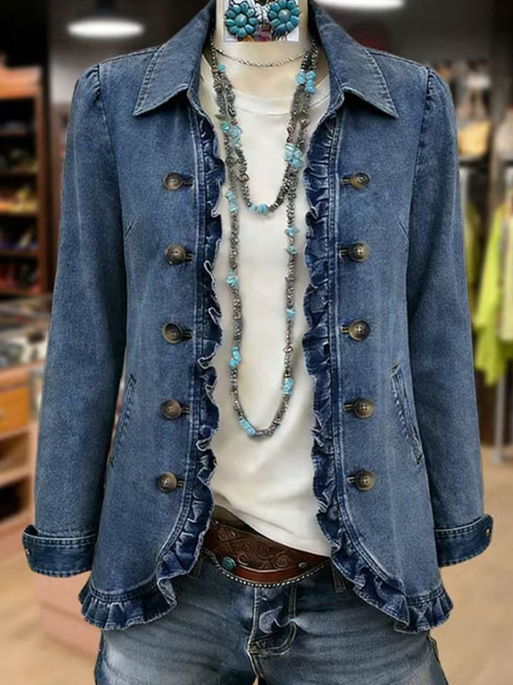 Maisie | Chaqueta con Volante Romántica y Femenina