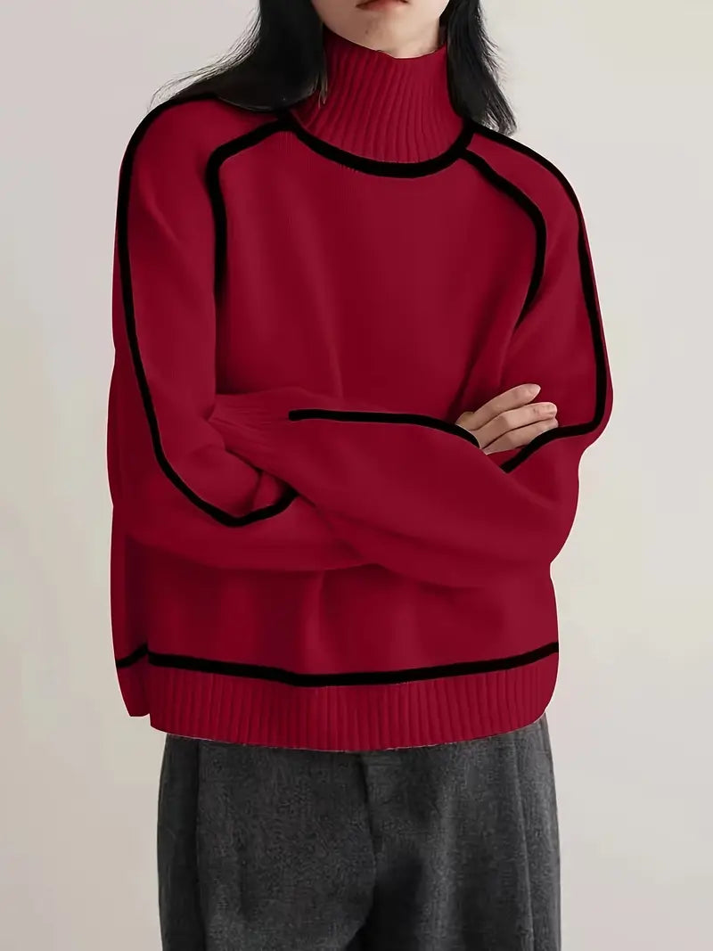 Sandrine | Suéter elegante de cuello alto