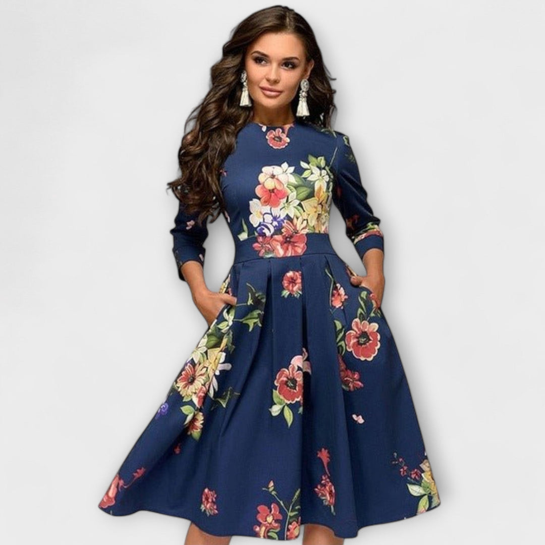 Carolina - Vestido elegante hasta la rodilla
