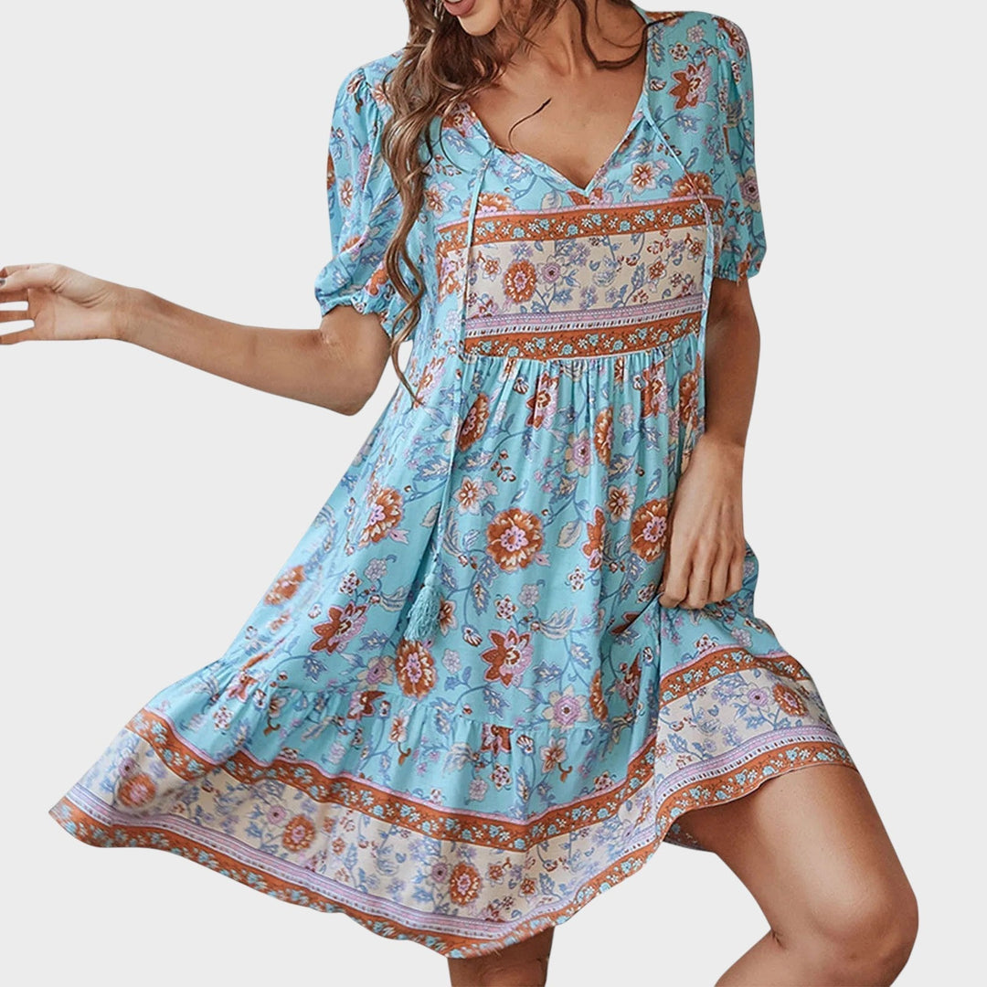 Paula - Vestido floral desenfadado