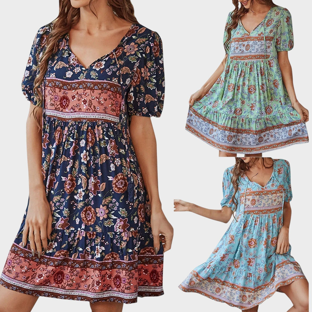 Paula - Vestido floral desenfadado