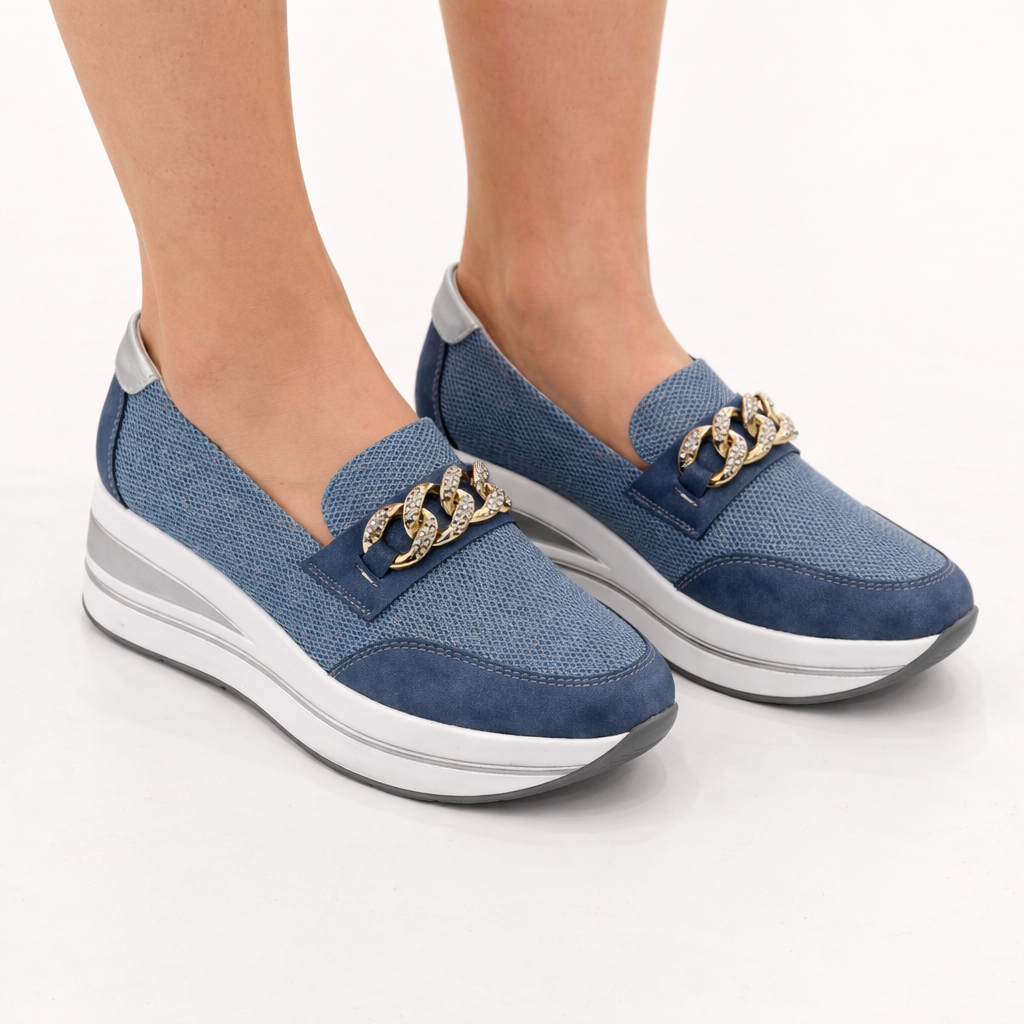 Calliope Komfort Mocasín con Calcetín