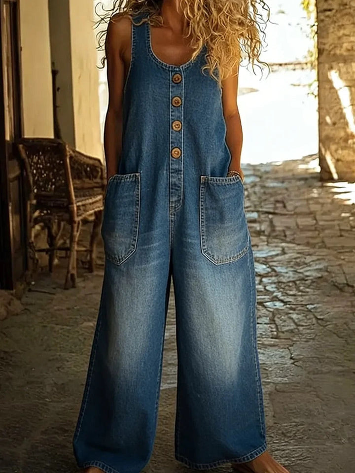 Chloé - Mono de Denim Lavado Vintage | Imprescindible de Temporada