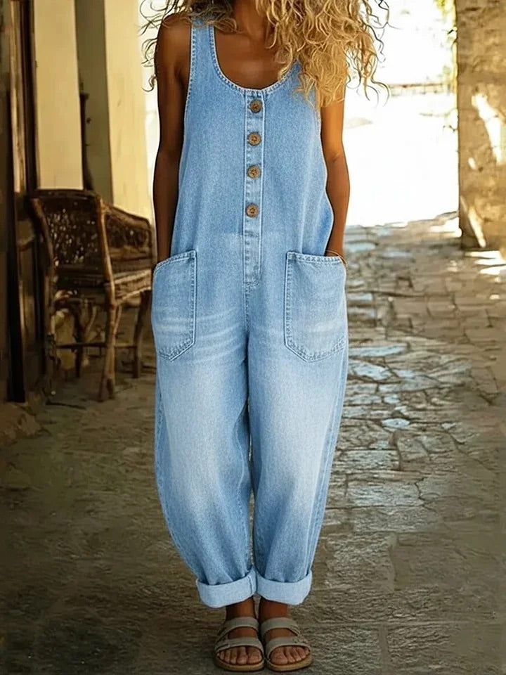 Chloé - Mono de Denim Lavado Vintage | Imprescindible de Temporada