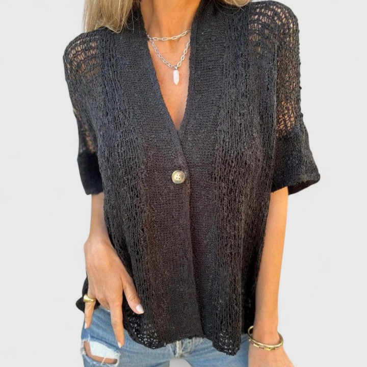 Nina | Camisa de Punto Elegante