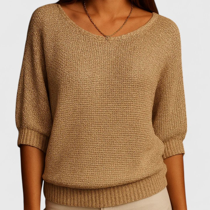Jeanne | Suéter de Tricot sin Esfuerzo