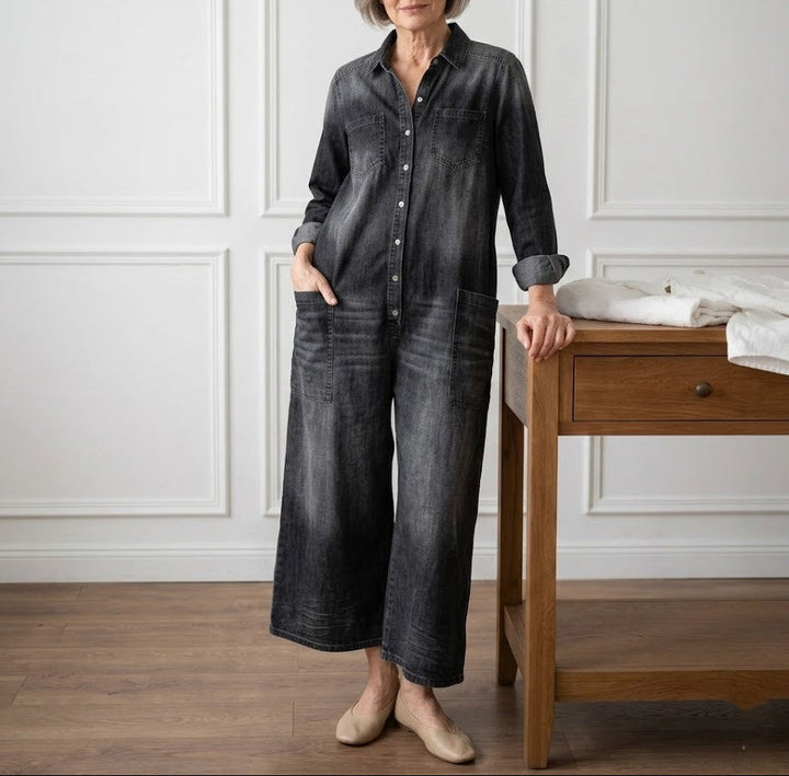 Fleur - Mono de Denim de Algodón | Comodidad y Estilo