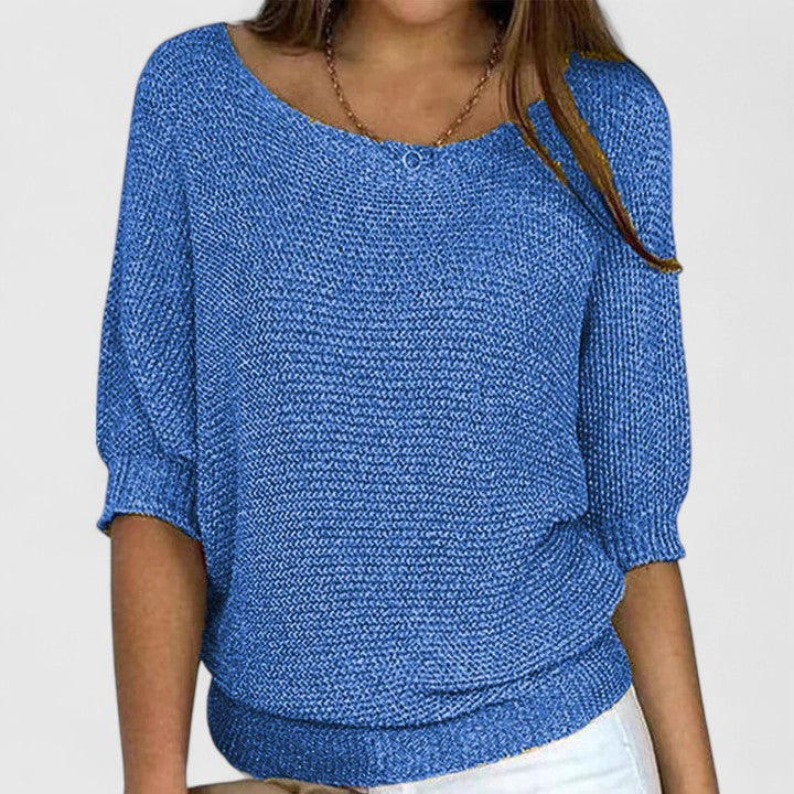 Jeanne | Suéter de Tricot sin Esfuerzo