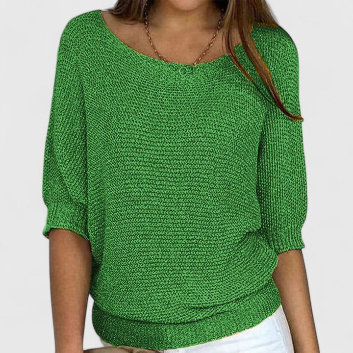 Jeanne | Suéter de Tricot sin Esfuerzo