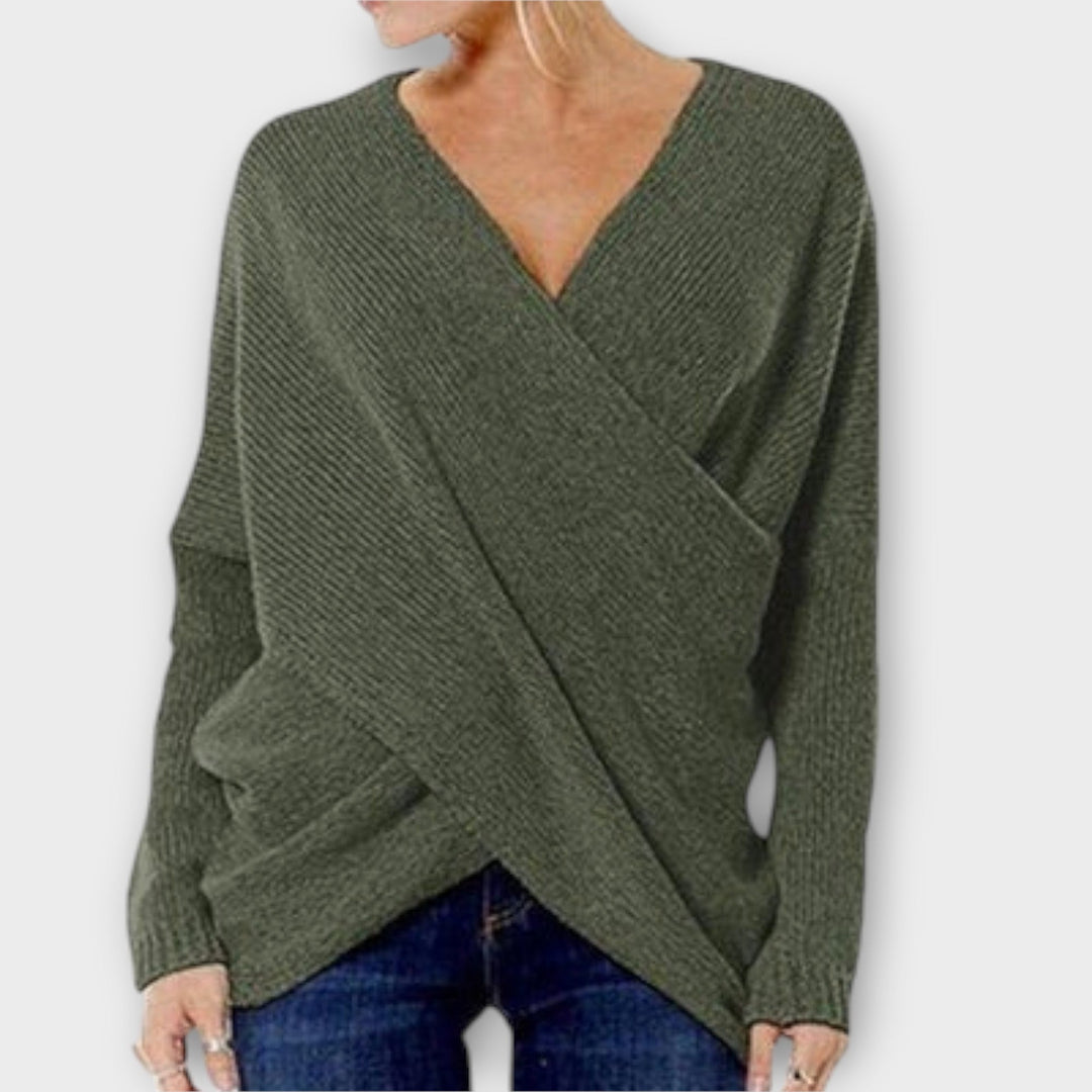 Heidi - Jersey de cuello en V